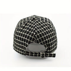 Plaid Pattern Sun Hat Classic Baseball Cap Lightweight Dad Hats For Women