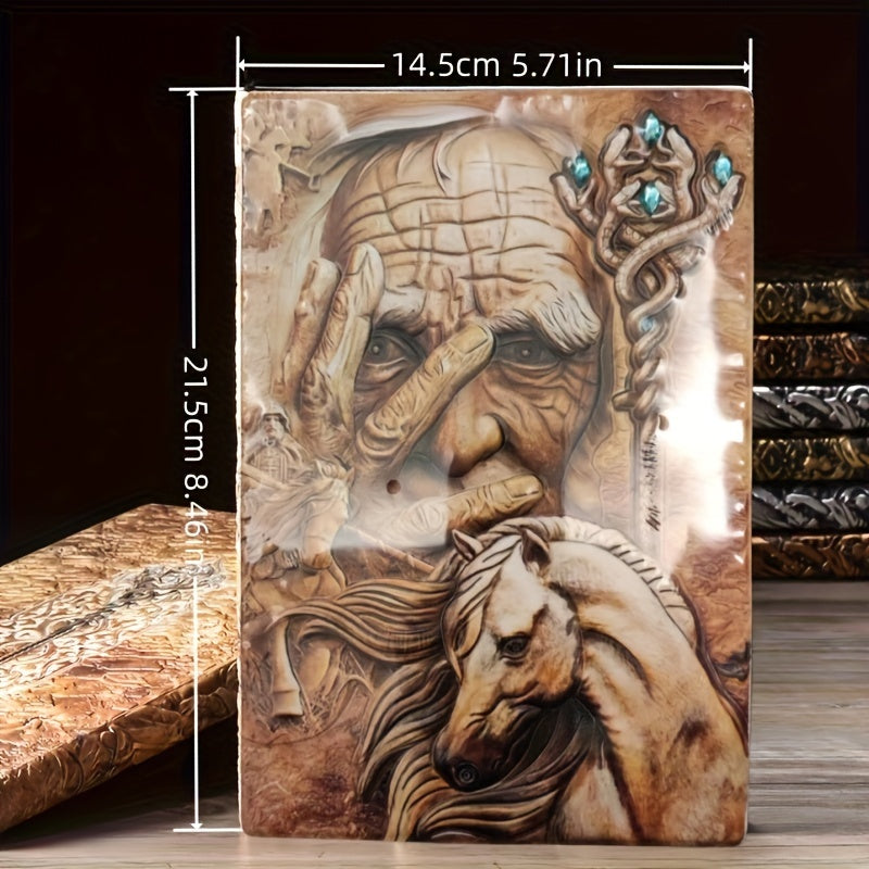 A5 Embossed Notebook Retro Diary with Magical Touch