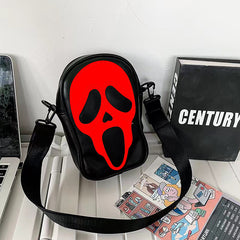 Ghost Skull Crossbody Bag Halloween Party Skull Elf Novelty Purse