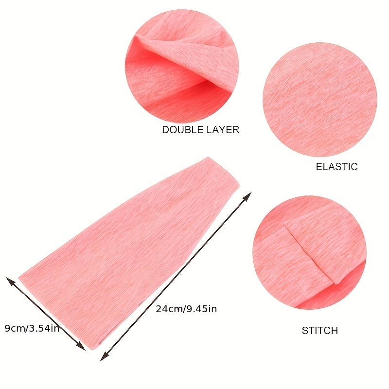 Elastic Hair Bands Yoga Headband Sports Sweatband Hair Hoop