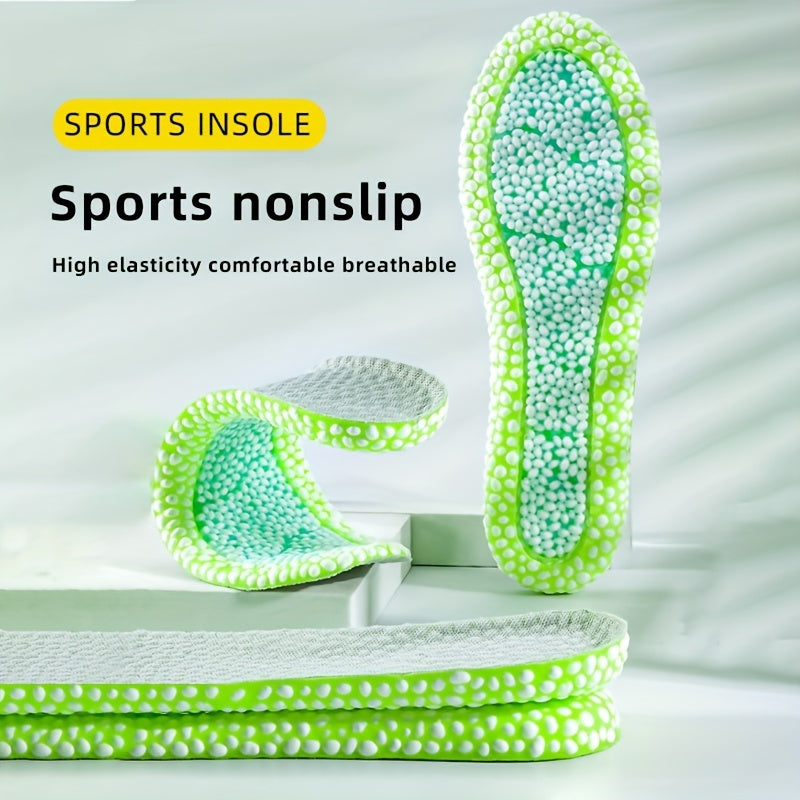 Sports Shock Absorption Insoles High Elastic Running Sneaker Insoles
