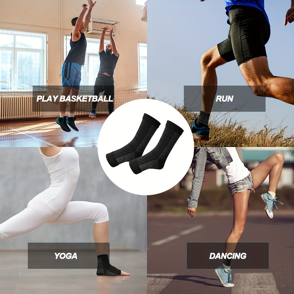Compression Ankle Support Socks for Sports Recovery and Pain Relief