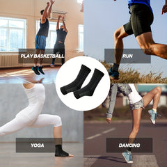 Compression Ankle Support Socks for Sports Recovery and Pain Relief