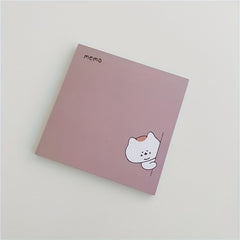 4pcs Cat Sticky Notes Mini Message Book DIY Decoration Materials