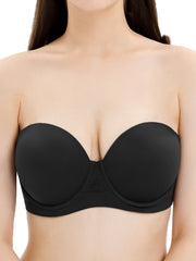 Strapless Bandeau Bras Comfort Push Up Everyday Bra Women's Lingeri