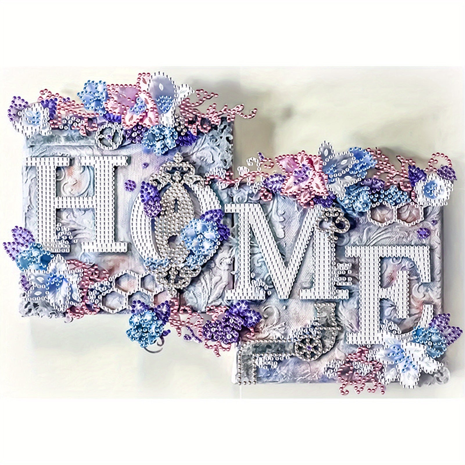 5D HOME Pattern Diamond Painting Set 29 97x39 88 Cm