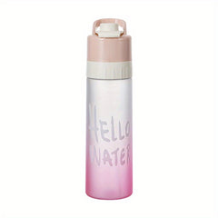 Outdoor Fitness Water Cup 650ml Large Capacity Bottle Spray Water Portable