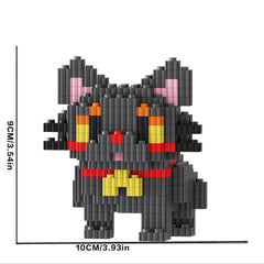 1729pcs Cat Building Blocks Set for Party Games & Decor