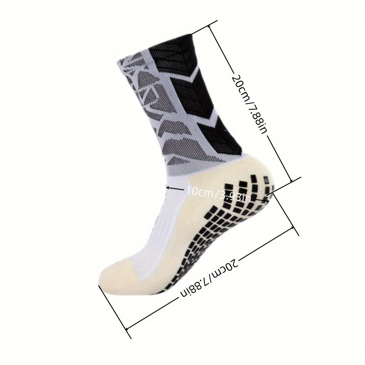 Men's Breathable Fitness Football Leg Cover & Anti Slip Socks