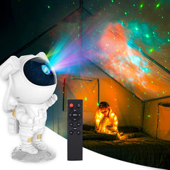 Astronaut Star Projector Night Light Nebula Remote Control