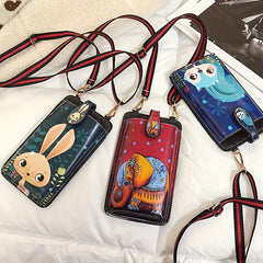 Printed Crossbody Bag Mini Mobile Phone Purse