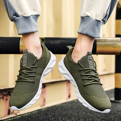 Men's Breathable Comfort Lace Up Casual Shoes Anti skid Sneakers