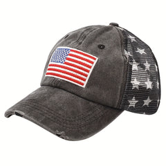 Embroidered Mesh Hat Classic Cap For Men Women