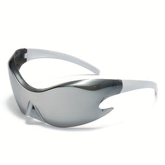 Futuristic Wrap Around Sunglasses Y2K Photochromic Shades Cyberpunk UV400