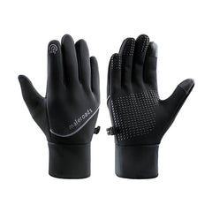 Waterproof Touch Screen Gloves with Fleece Lining Unisex