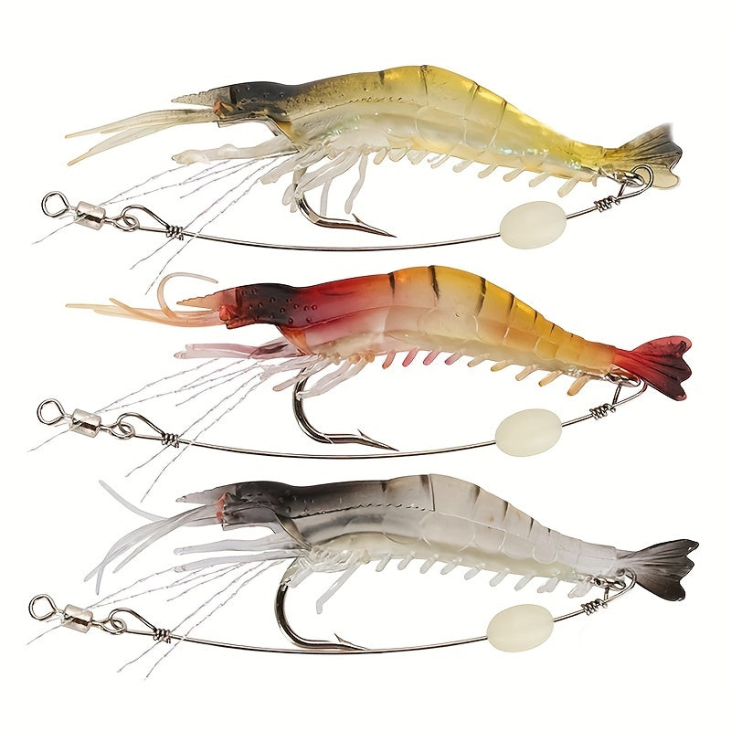 2 76inch Bionic Soft Shrimp Lure for Anglers