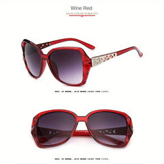 Large Oval Sunglasses Women Gradient Anti Glare UV400