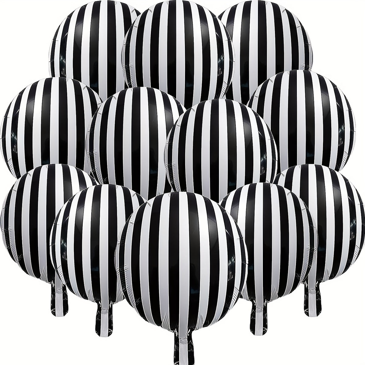 12pcs 45 72cm Striped Foil Balloons for Party Decoration