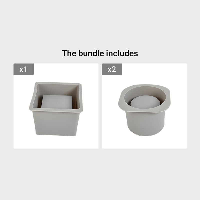 Silicone Flower Pot Molds DIY Aromatherapy Candle Holder