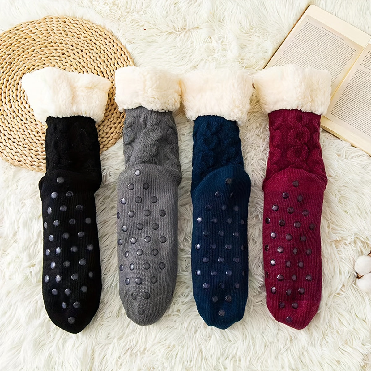 Thick Warm Mid Tube Socks Women's Stockings