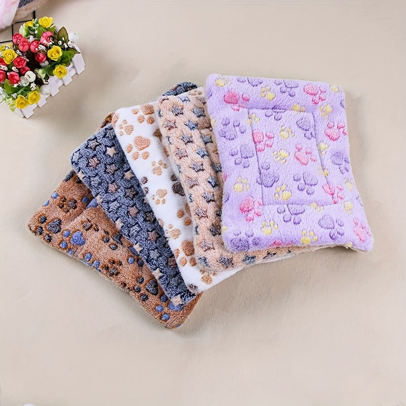 Star Pattern Cat Mattress Cozy Sleep Blanket