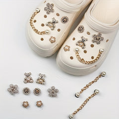 Summer Women's Shoe Flower Shoe Buckle Ins Garden Shoes Decoration