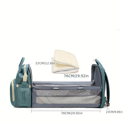 Portable Zipper Backpack Large Capacity Rucksack School Bag