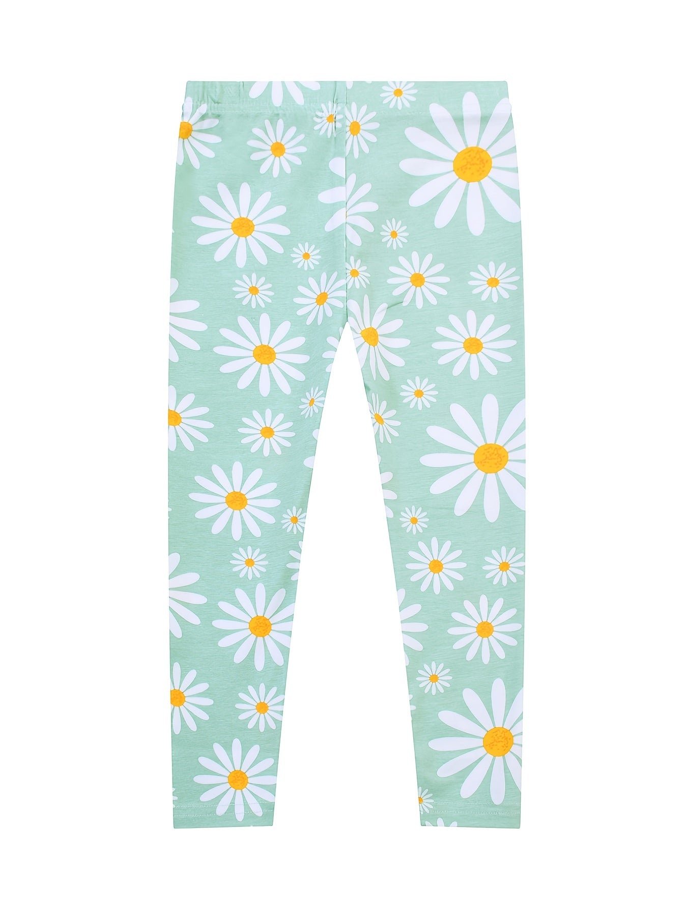 Girls High Stretch Slim Leggings Ankle Length Pants