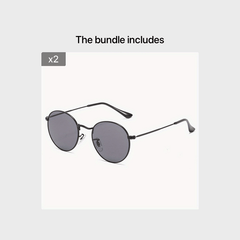 Round Frame Sunglasses Polarized Glasses