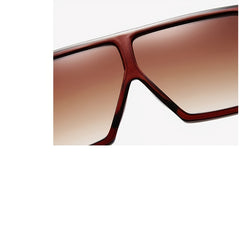 Vintage Women's Oversized Square Sunglasses Sun Protection Lenses