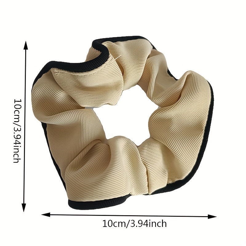 Scrunchies Contrast Trim Hair Rope Hair Accessories For Women