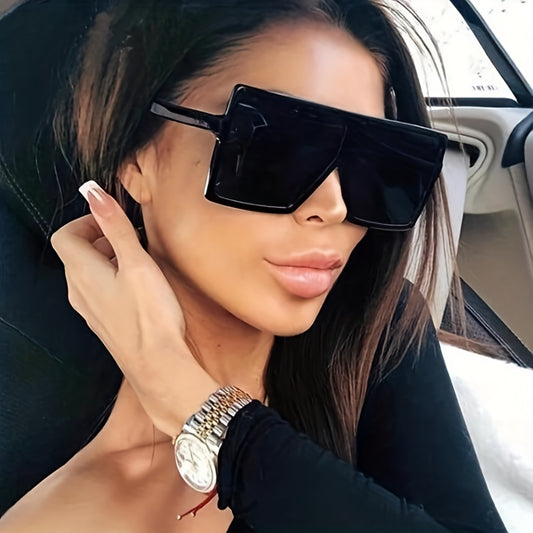 Flat Top Sunglasses Women Men Gradient Lens UV400