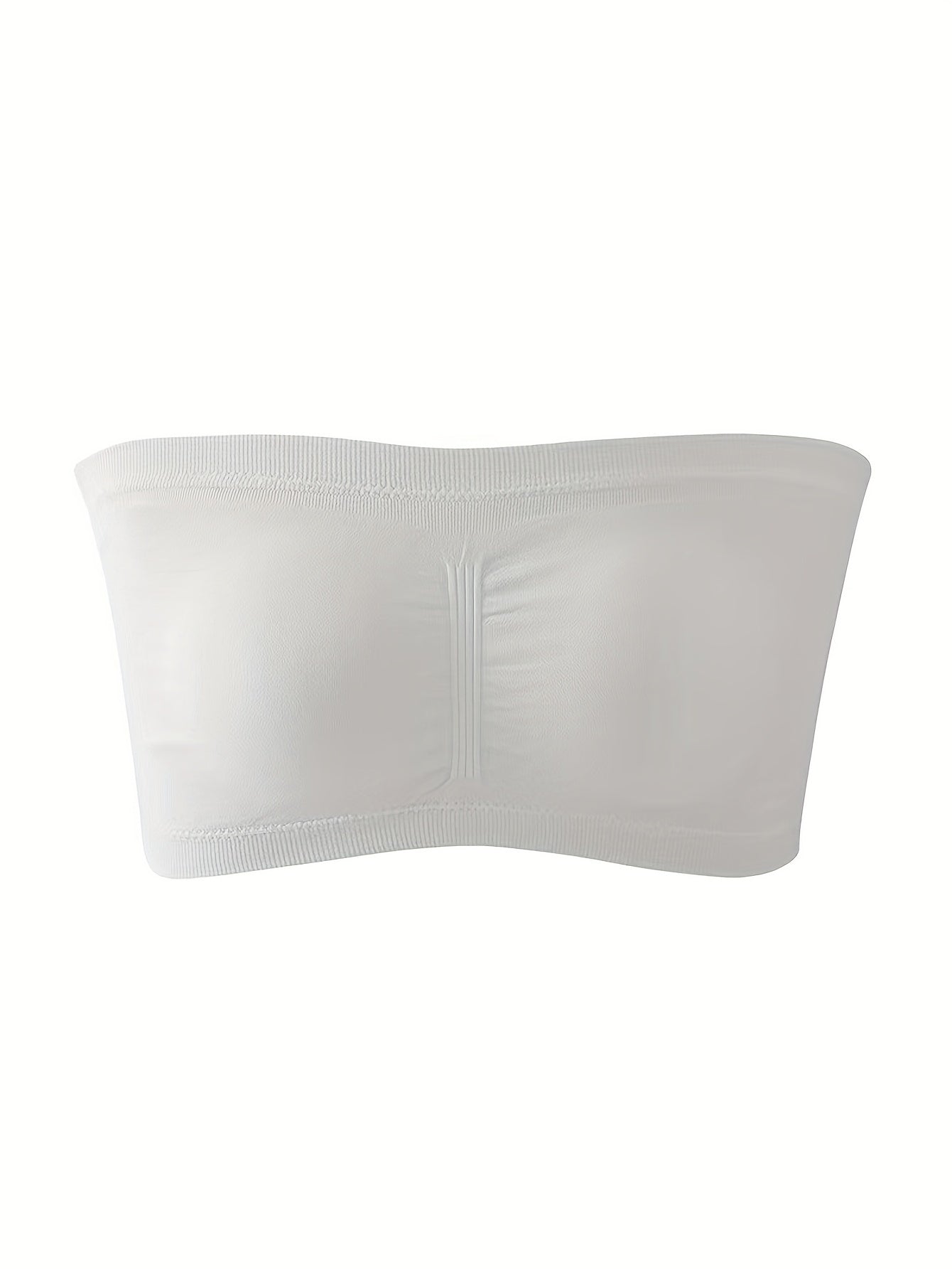 4pcs Strapless Bandeau Bras Soft Stretch Women's Lingerie