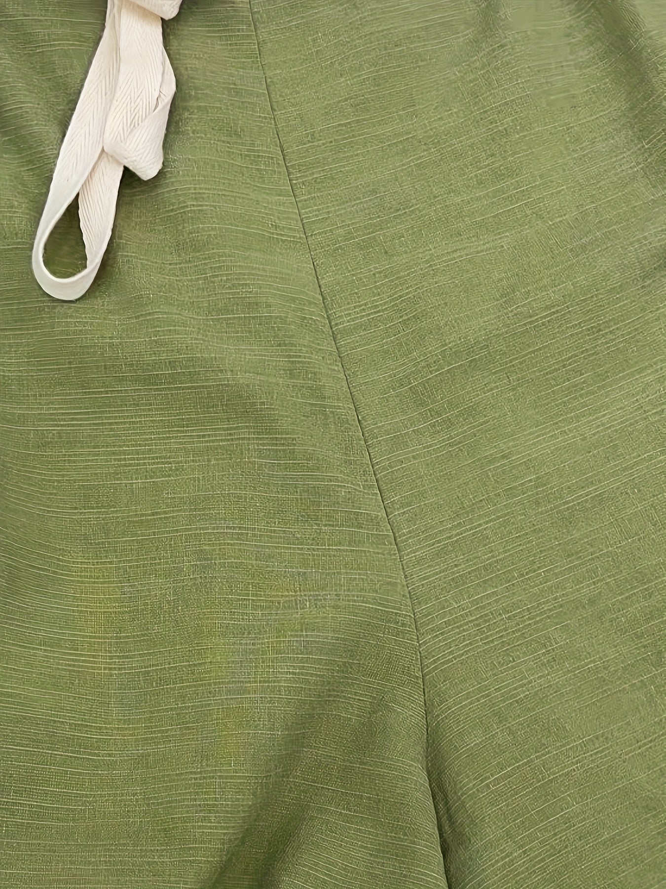  Heathered Drawstring Shorts With Pockets
