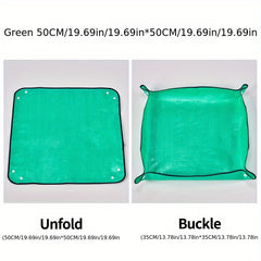 50 Waterproof Gardening Planting Mat PE Plant Repotting Foldable Pad