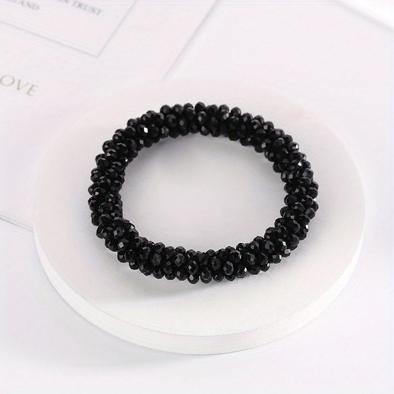 Crystal Hair Rope Ponytail Holder Hair Accessories