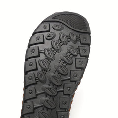 Men's Non Slip Hook And Loop Sandals Wear resistant Comfy Beach Shoes Summer