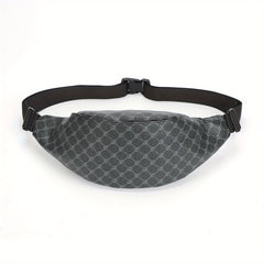 Men's Leather Multifunctional Waist Bag Fanny Pack Messenger Bag