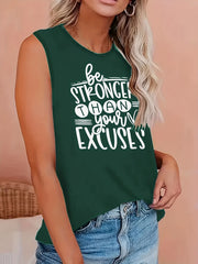 Women's Plus Coconut Tree Print Tank Top