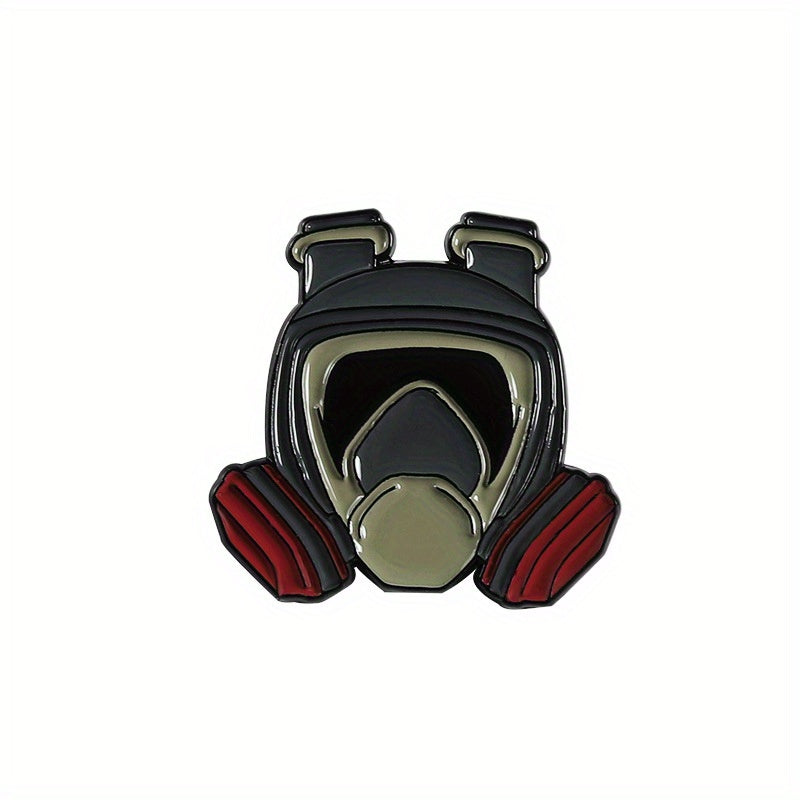Deadly Wizard RV Anti-toxic Mask Shape Brooch