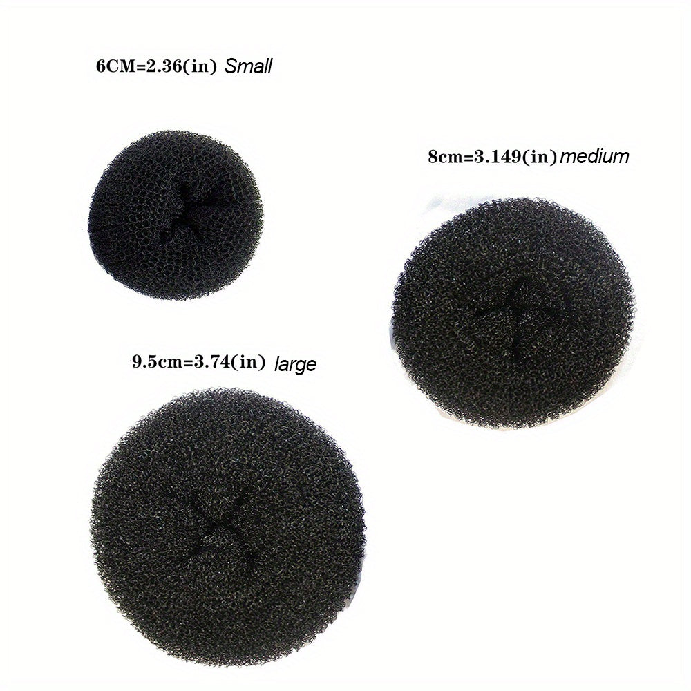 3pcs Bun Maker Hair Ornaments Easy Bun Hair Tool