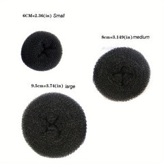 3pcs Bun Maker Hair Ornaments Easy Bun Hair Tool