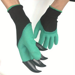 Garden Gloves With Claws - Protect Fingers & Nails - Dig, Plant, Weed, Seed