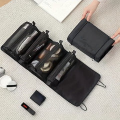Portable Large Makeup Bag 4 In 1 Removable With Zipper
