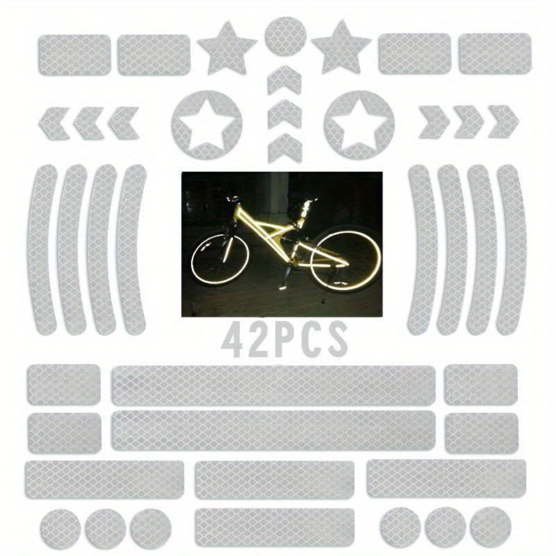 Reflective Stickers for Car Wheel Hub and Tire Rim - Enhance Roadway Safety