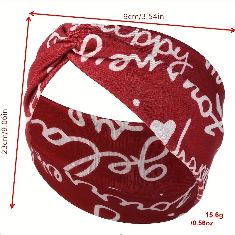Women's Retro Knotted Headband for Yoga and Sports