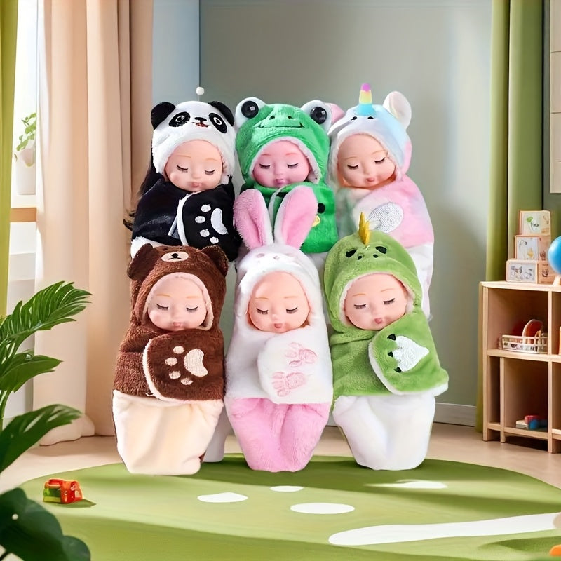 Realistic 4-7 Inch Reborn Doll w/ Unicorn Outfits - Perfect Gift