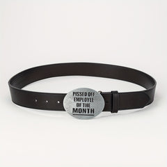 Outdoor Casual Buckle Belt Handsome Western Cowboy Buckle PU Belt