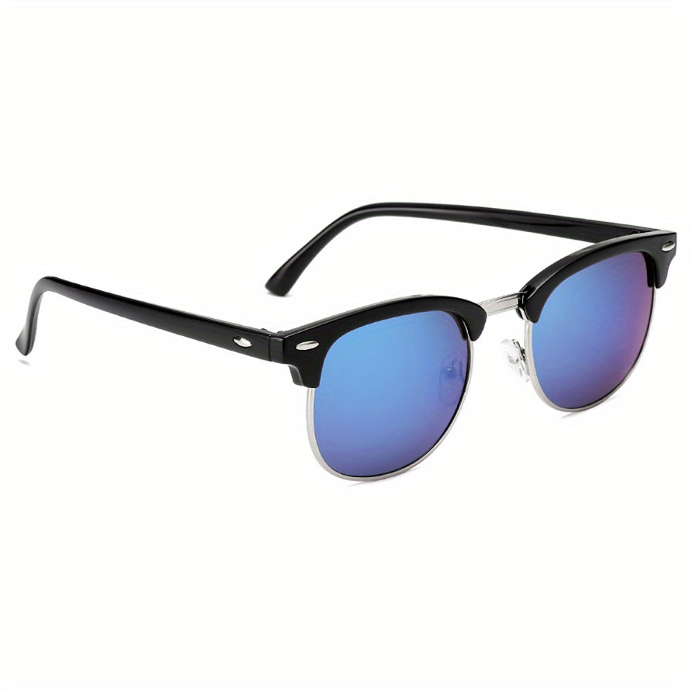 Square Driving Sunglasses Mirror Lens Camping Fishing Travel Sun Shades