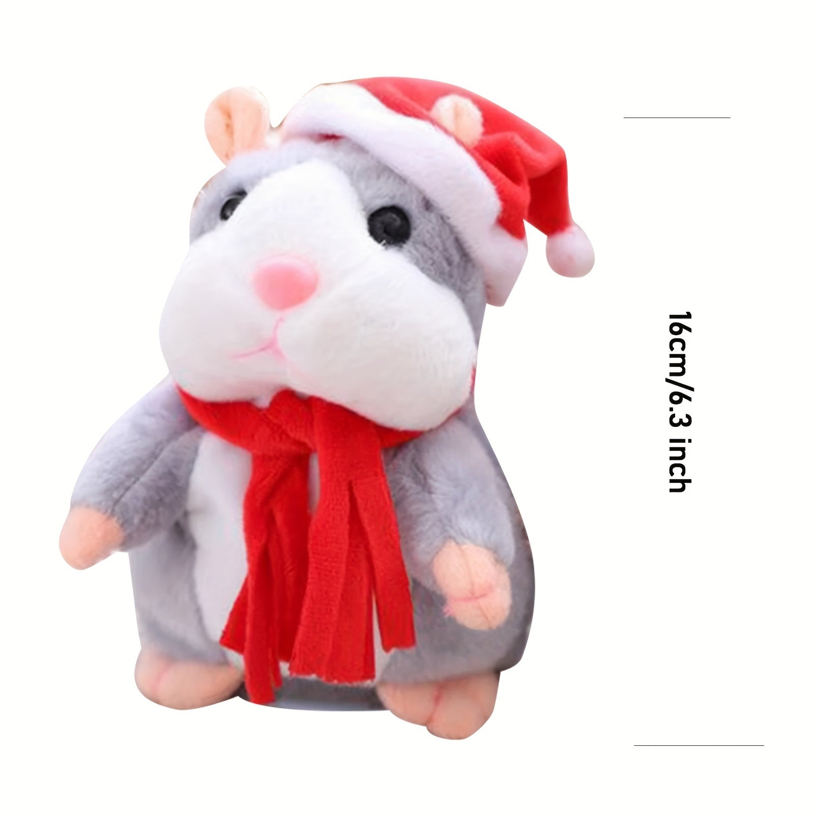 Talking Hamster Plush Toy Recording Plush Interactive Toy Christmas Gift